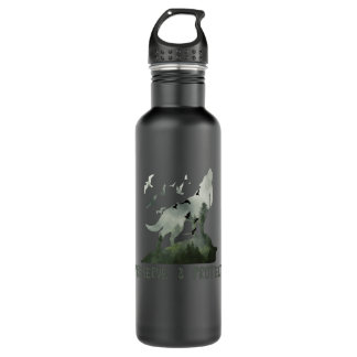 Preserve & Protect National Park Wolf Stainless Steel Water Bottle