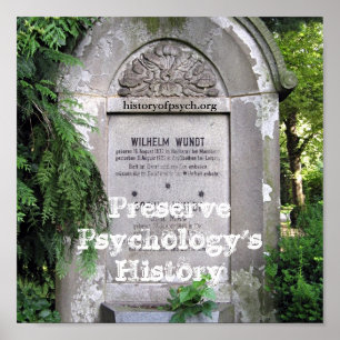 Preserve Psychology's History Poster