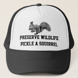 preserve wildlife trucker hat