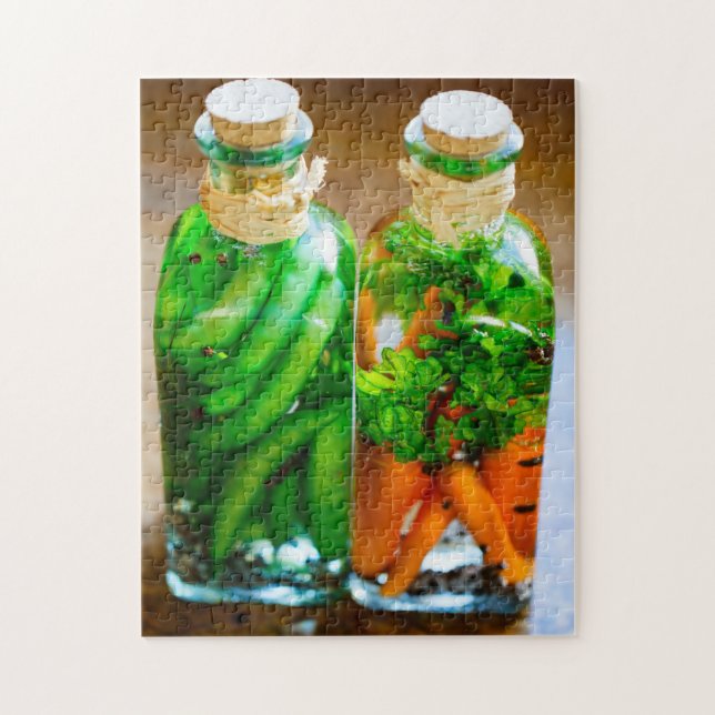 Preserved vegetables jigsaw puzzle (Vertical)