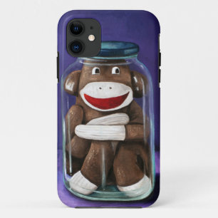 Preserving Childhood with Sock Monkey iPhone 11 Case