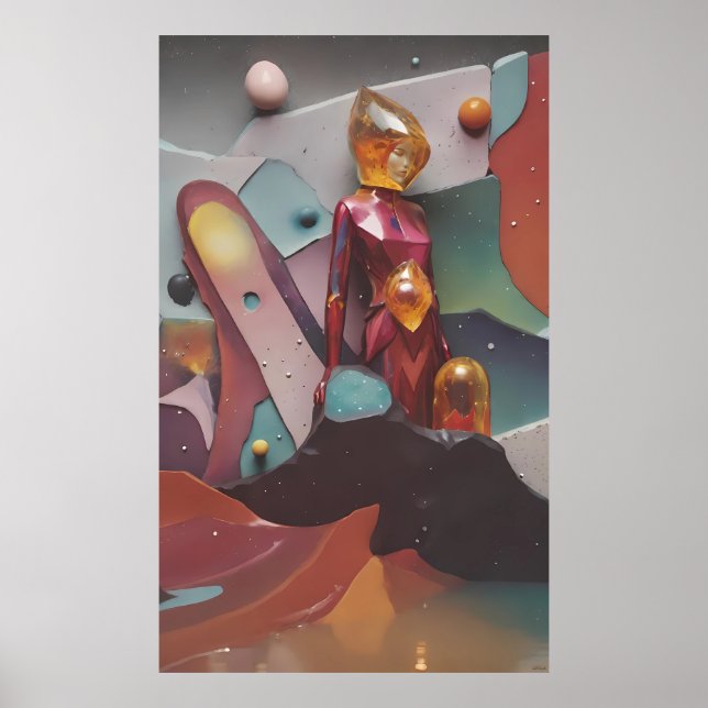 Preserving Her Dignity - Ken Gage Art Poster (Front)