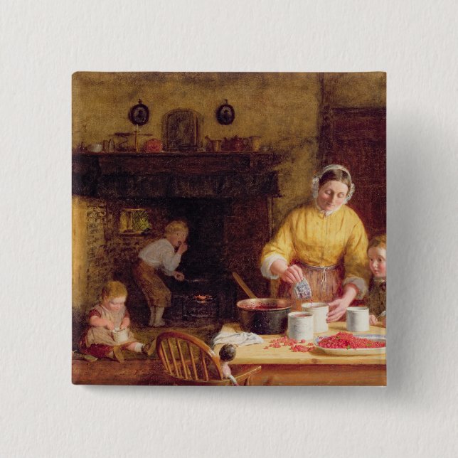 Preserving Jam Pinback Button (Front)