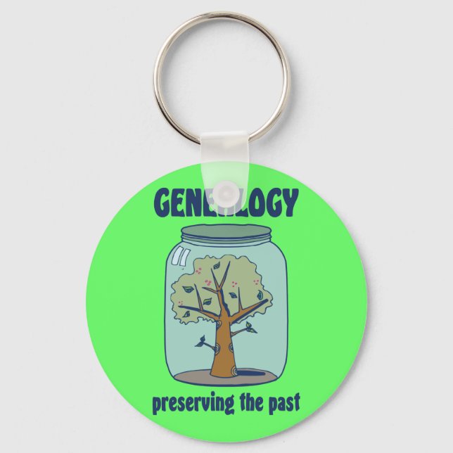 Preserving the Past Keychain (Front)