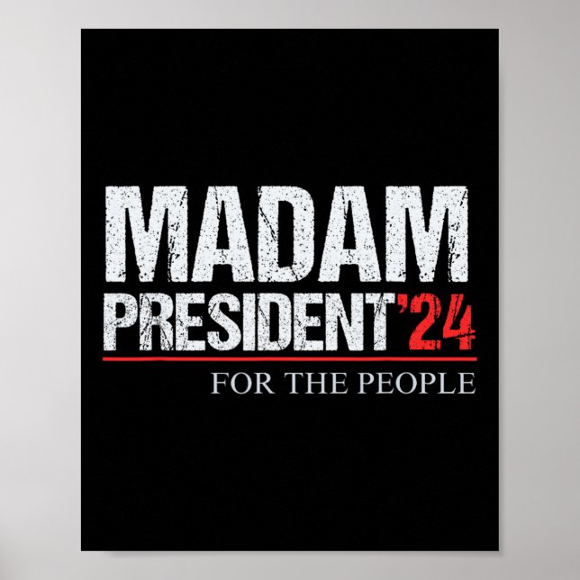 President 2024 Pro Choice Feminist  Poster (Front)