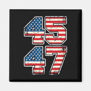 President 45 47 Donald Trump Inauguration Day 2025 Magnet