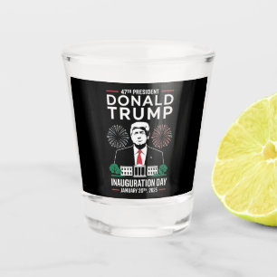 President 47 D J Trump Inauguration Day Jan 2025 Shot Glass