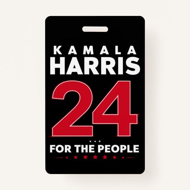 President 47 Kamala Harris 2024 Support Madam  Badge (Front)