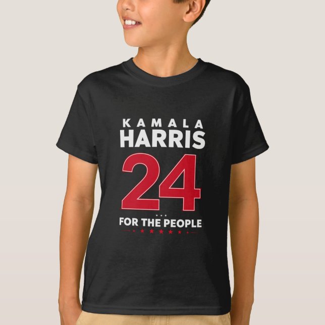 President 47 Kamala Harris 2024 Support Madam  T-Shirt (Front)