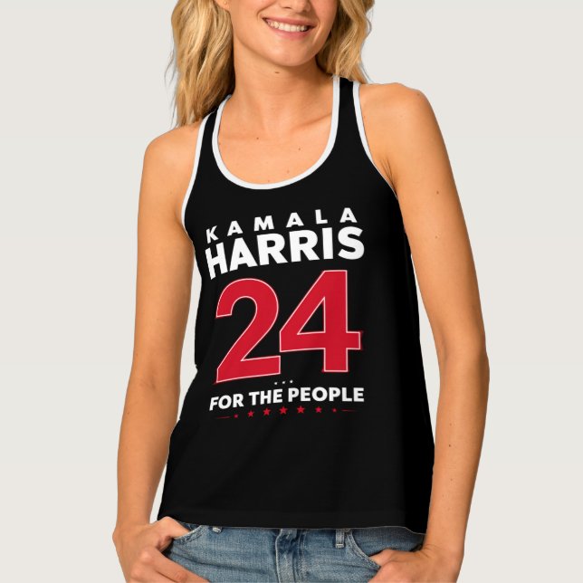 President 47 Kamala Harris 2024 Support Madam  Tank Top (Front)