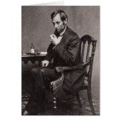 PRESIDENT ABRAHAM LINCOLN 1862 STEREOVIEW (Front)