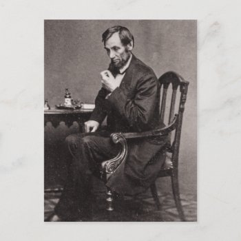 President Abraham Lincoln 1862 Stereoview Postcard by scenesfromthepast at Zazzle
