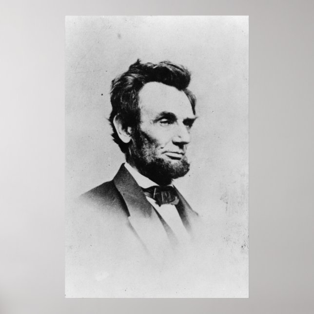 President Abraham Lincoln by Mathew B. Brady Poster (Front)