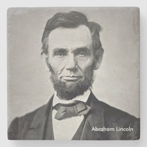 President Abraham Lincoln Marble Coaster