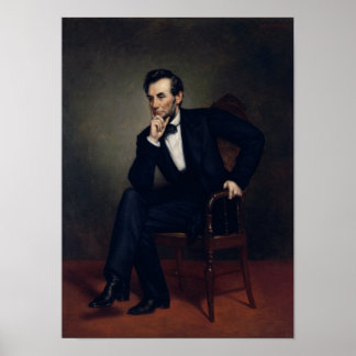 President Abraham Lincoln Painting Poster