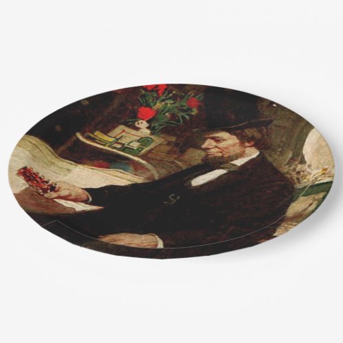 President Abraham Lincoln with Rose and Hat Paper Plates