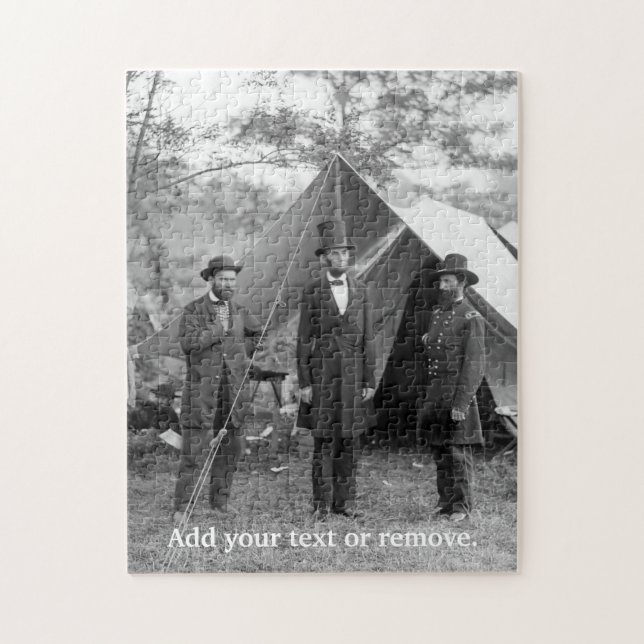 President Abrahem Lincoln during the Civil War, Jigsaw Puzzle (Vertical)