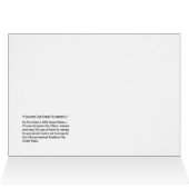 President and First Lady Obama (Fist Bump) Cards (Inside Horizontal (Top))