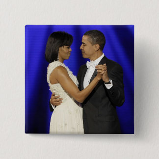 President and First Lady Obama Inauguration Ball Pinback Button