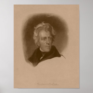 President Andrew Jackson -- American History Poster
