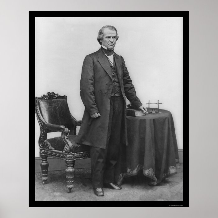 President Andrew Johnson 1867 Print