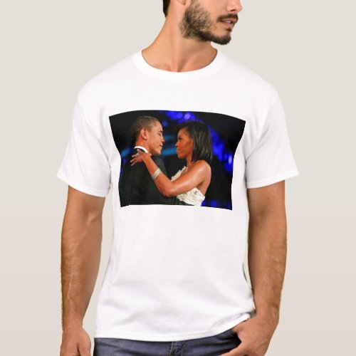 President Barack and First Lady Michelle Obama T_Shirt