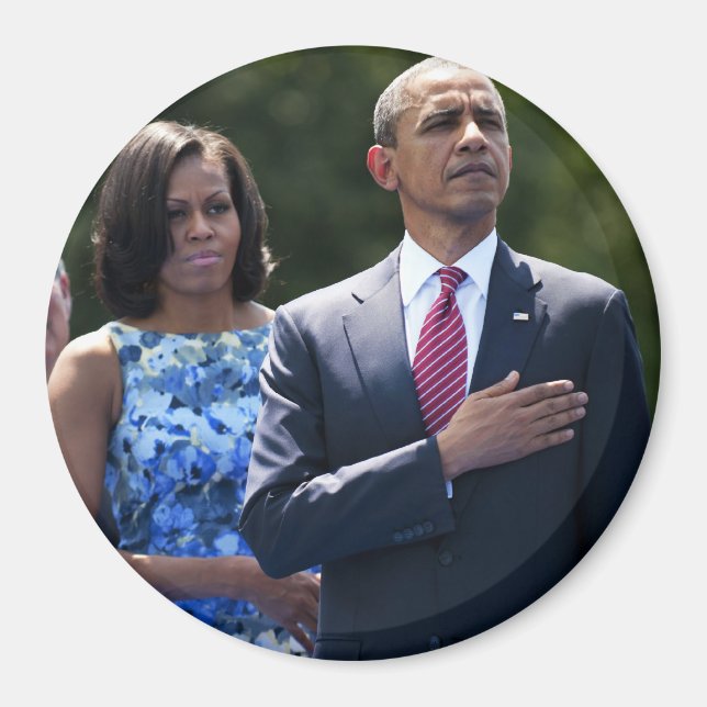 President Barack & Michele Obama Magnet (Front)