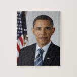 President Barack Obama 1st Term Official Portrait Jigsaw Puzzle at Zazzle