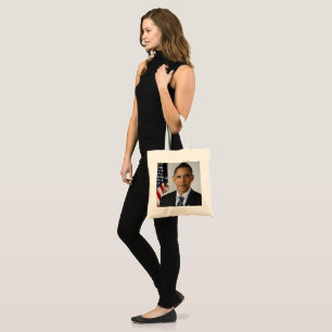 President Barack Obama 1st Term Official Portrait Tote Bag