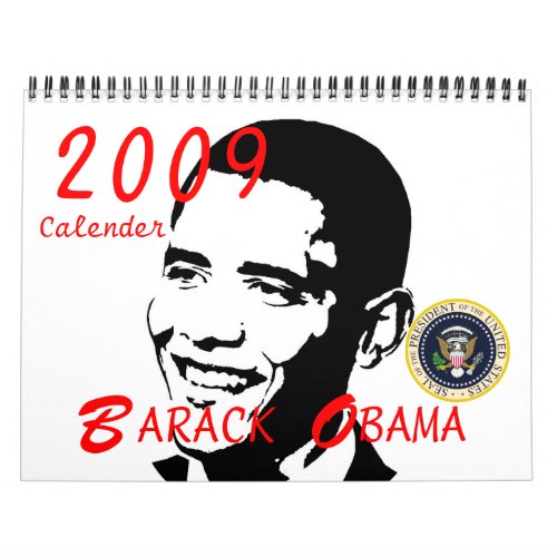President Barack Obama 2009 Commemorative Calendar