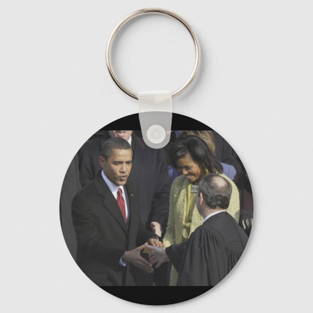 President Barack Obama 2009 Inauguration Keychain (Front)