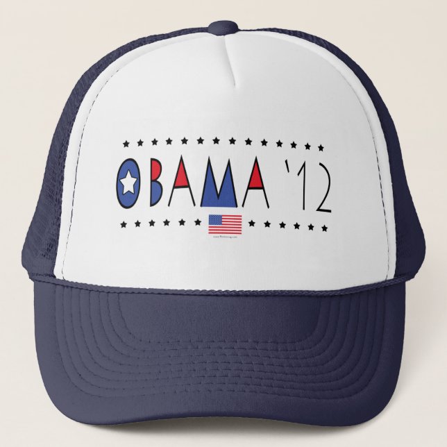 President Barack Obama 2012 Gear Trucker Hat (Front)