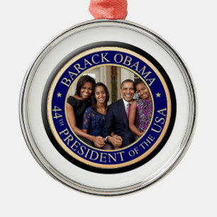 President Barack Obama 2013 Inauguration Metal Ornament