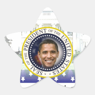 President Barack Obama 2013 Inauguration Star Sticker