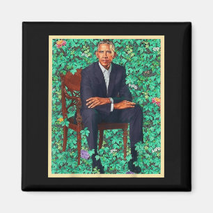 President Barack Obama 2028 Portrait Patriotic Dem Magnet