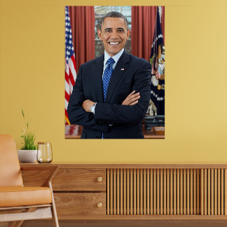 President Barack Obama 2nd Term Official Photo LG Poster