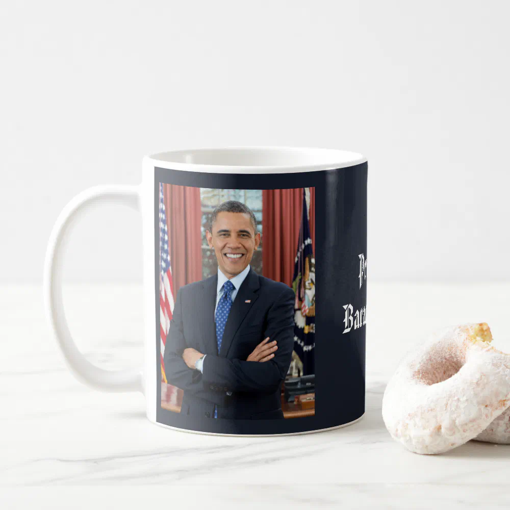 President Barack Obama 2nd Term Official Portrait Coffee Mug