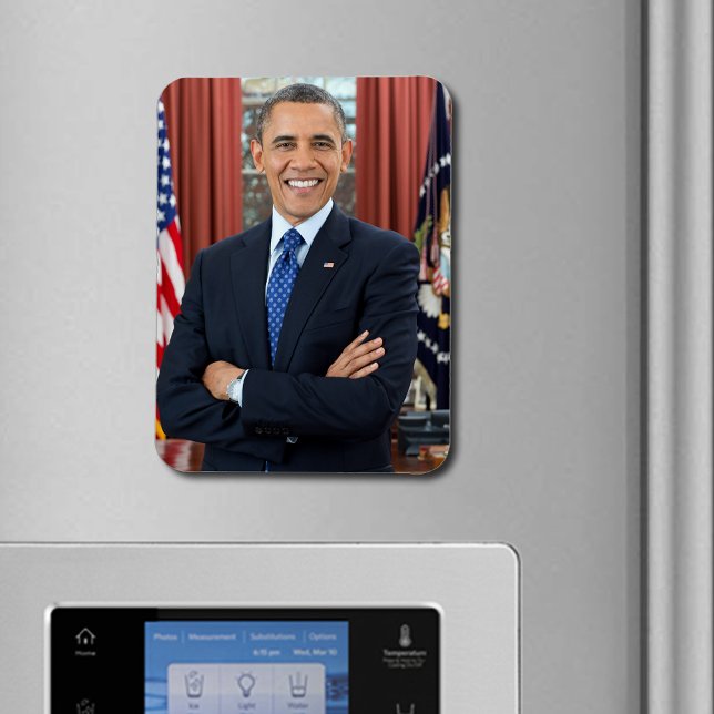 President Barack Obama 2nd Term Official Portrait Magnet (President Barack Obama 2nd Term Official Portrait Magnet)