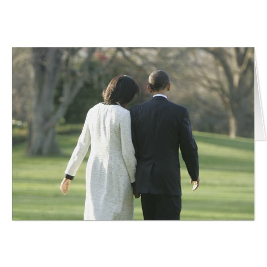 President Barack Obama and First Lady Michelle (Front Horizontal)