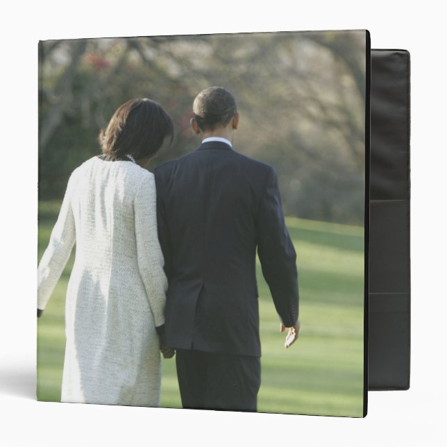 President Barack Obama and First Lady Michelle Binder (Front/Inside)