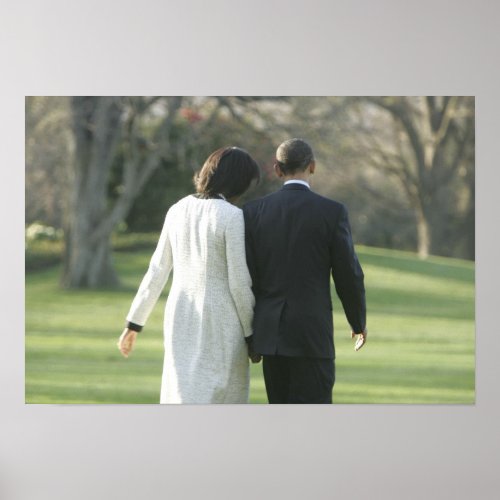 President Barack Obama and First Lady Michelle Poster