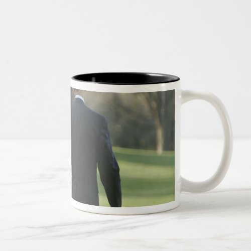 President Barack Obama and First Lady Michelle Two_Tone Coffee Mug