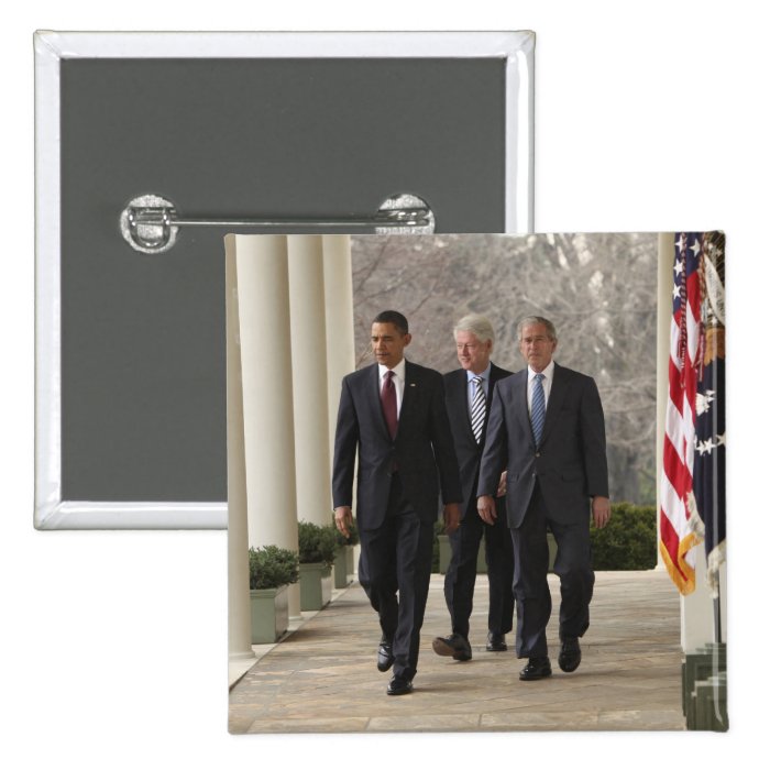 President Barack Obama and former presidents Pin