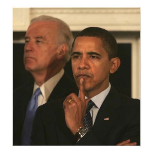 President Barack Obama and Vice President Photo Print