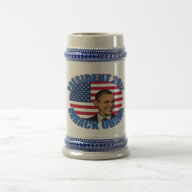PRESIDENT BARACK OBAMA BEER STEIN (Center)