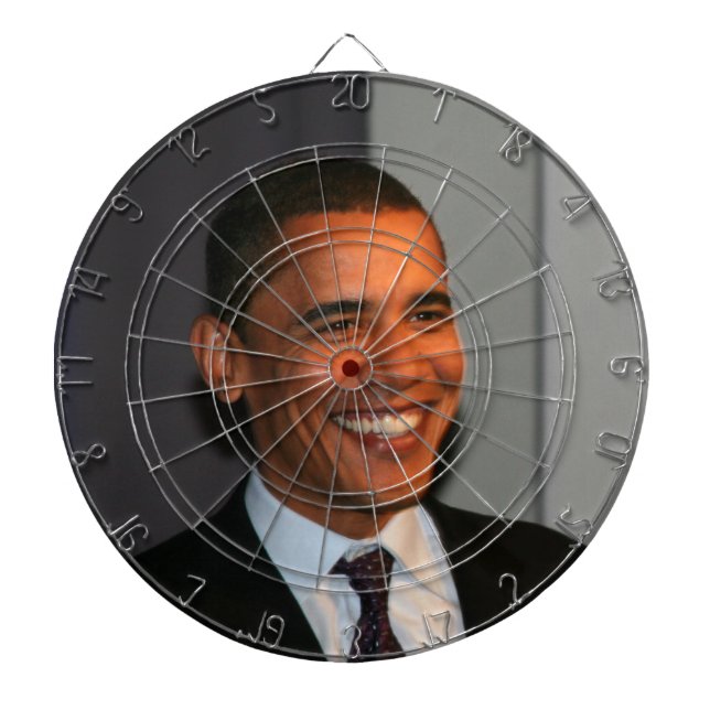 President Barack Obama Bullseye Dart Board (Front)