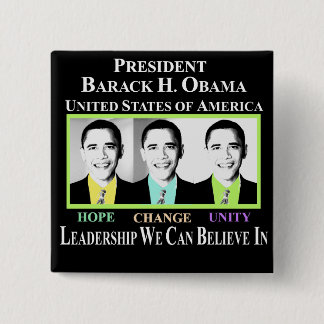 PRESIDENT BARACK OBAMA BUTTON