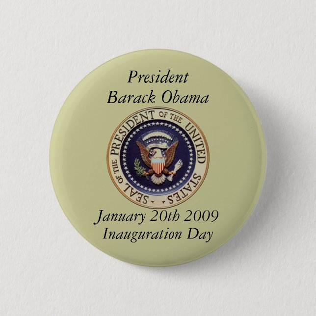 President Barack Obama Button (Front)