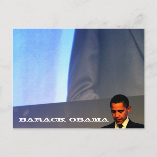 President Barack Obama - Customizable Postcard (Front)