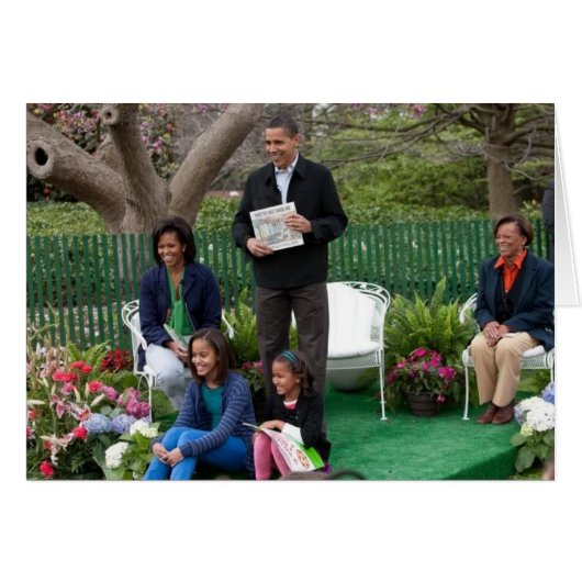 President Barack Obama & Family (Front Horizontal)